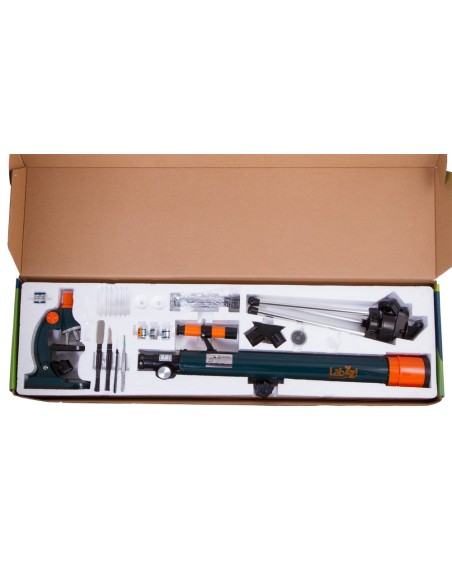 Kit microscopio e telescopio Levenhuk LabZZ MT2