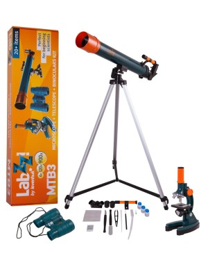 Kit telescopio, microscopio e binocolo Levenhuk LabZZ MTB3