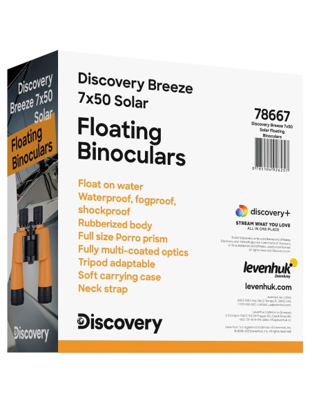 Discovery Breeze 7x50 Solar Floating Binoculars
