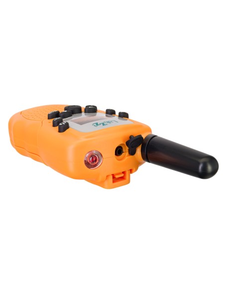 Set con walkie talkie e binocoli arancioni Levenhuk LabZZ WTT10