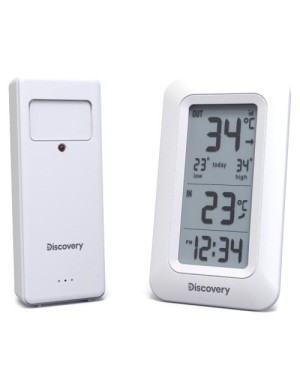 Stazione meteorologica con orologio Discovery Report W10