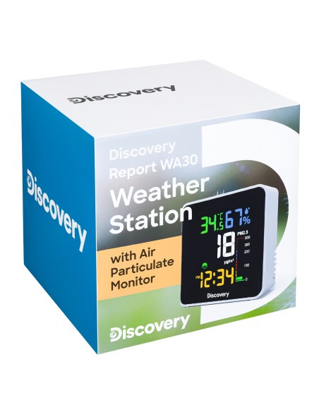 Stazione meteorologica Discovery Report WA30 con monitor del particolato nell’aria