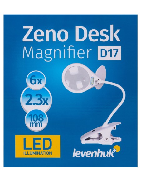 Lente d’ingrandimento Levenhuk Zeno Desk D17