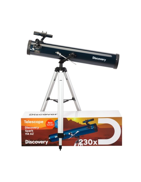 Telescopio Discovery Spark 114 AZ con libro